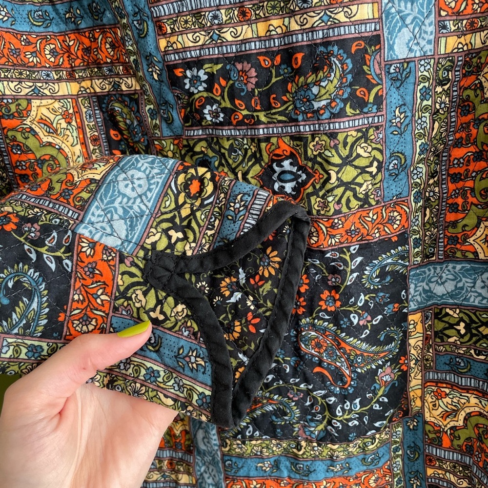 Patterned quilted jacket - Picture 3 of 4
